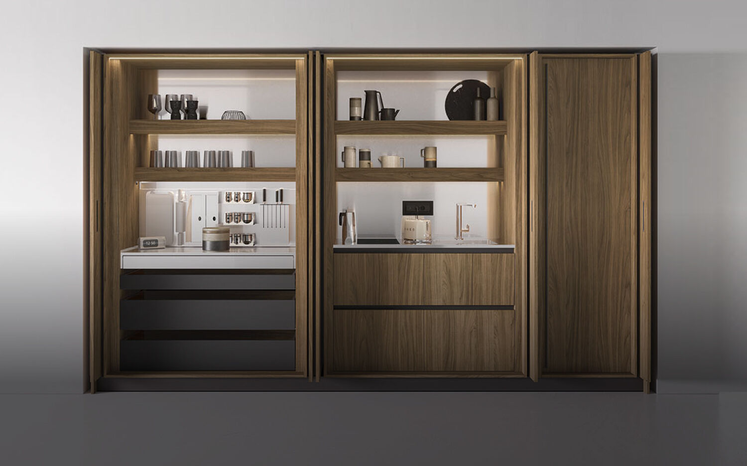 Cuisine Portes rentrantes